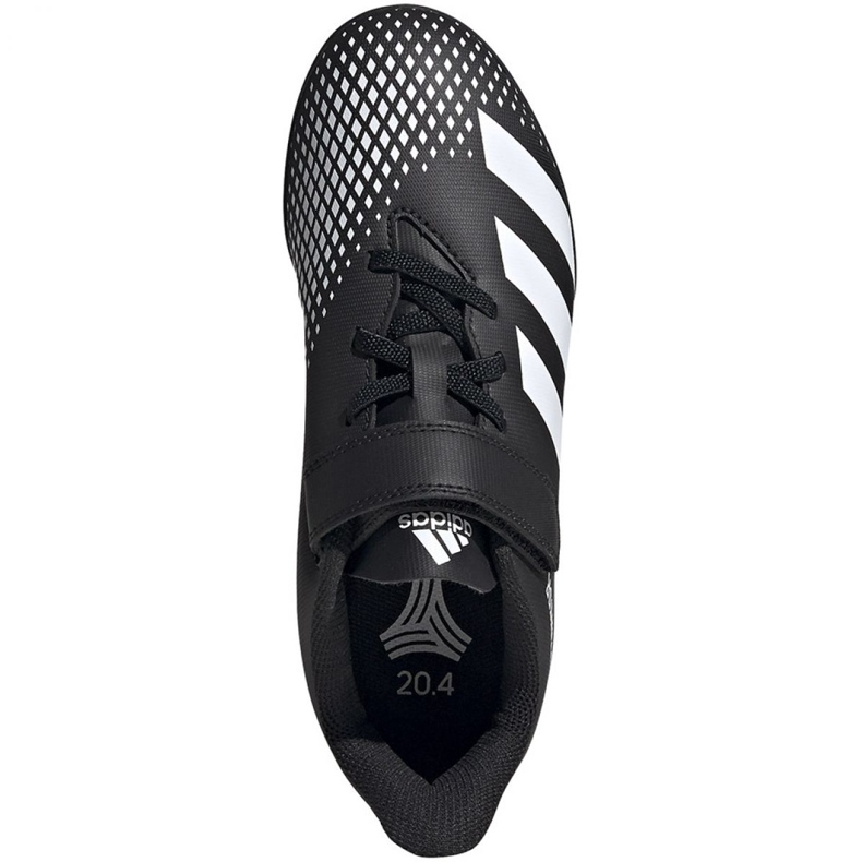 Ghete de fotbal Adidas Predator 20.4 H&amp;L Tf Jr FW9225 alb negru 1