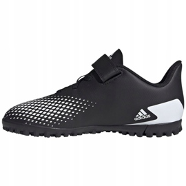 Ghete de fotbal Adidas Predator 20.4 H&amp;L Tf Jr FW9225 alb negru 2