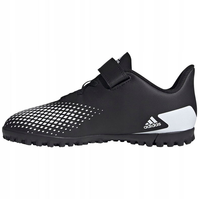 Ghete de fotbal Adidas Predator 20.4 H&amp;L Tf Jr FW9225 alb negru 2