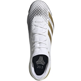 Ghete de fotbal Adidas Predator 20.3 L Tf M FW9189 albastru marin, alb, auriu alb 1