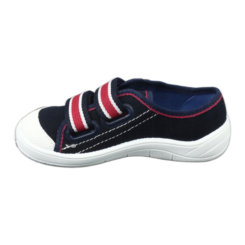 Papuci de băiat Befado 672x058 alb roșu albastru marin 3