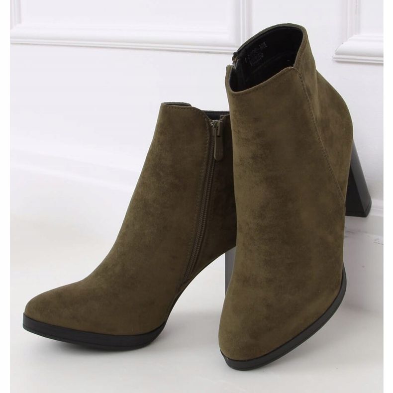 Cizme verzi cu toc BM-9091-1 Verde 1 Cizme verzi cu toc BM-9091-1 Verde 1