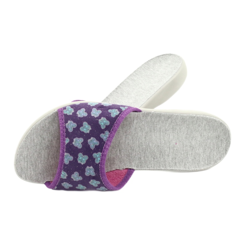 Pantofi de damă Befado pu 300D042 violet albastru gri 5