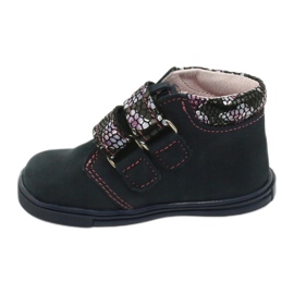 Ghete velcro fluture Mazurek 341 bleumarin albastru 1