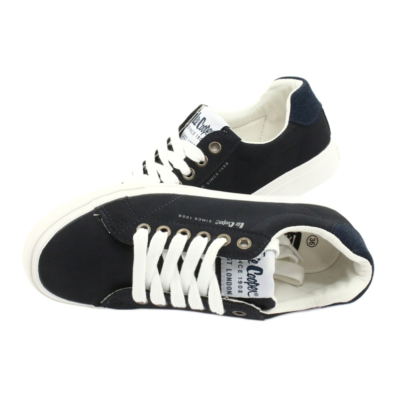 Adidaje eco-piele Lee Cooper LCJL-20-31-083 Navy Blue albastru 4