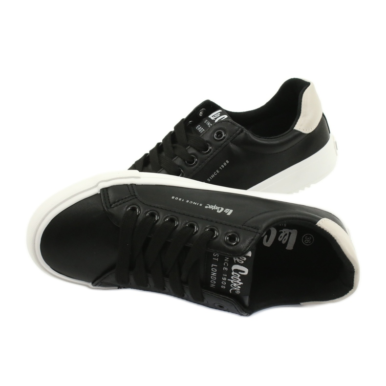 Lee Cooper Adidași ecologici pentru femei LCJL-20-31-071 Negru 4