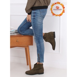 Cizme plate de cowboy verzi TX-1876 Verde 1