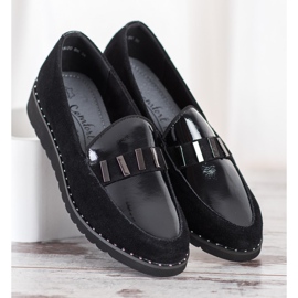 Filippo Încălțăminte din piele la modă negru 1