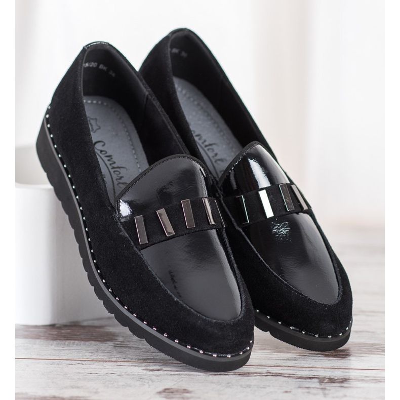 Filippo Încălțăminte din piele la modă negru 1