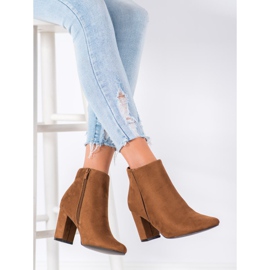 Goodin Cizme elegante în Spitz maro 1