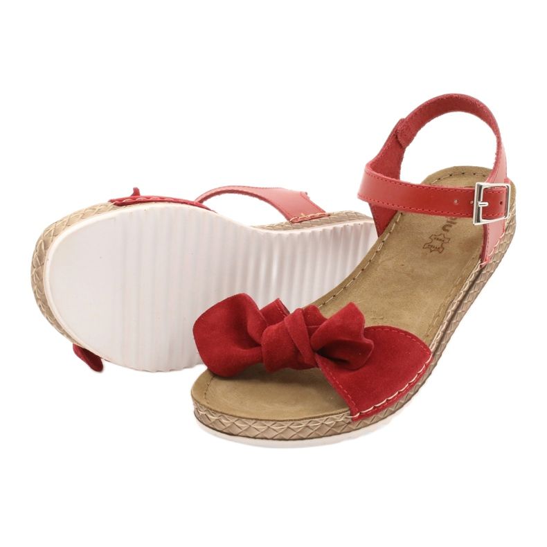 Pantofi de damă Comfort Inblu 158D117 roșu 4 Pantofi de damă Comfort Inblu 158D117 roșu 4