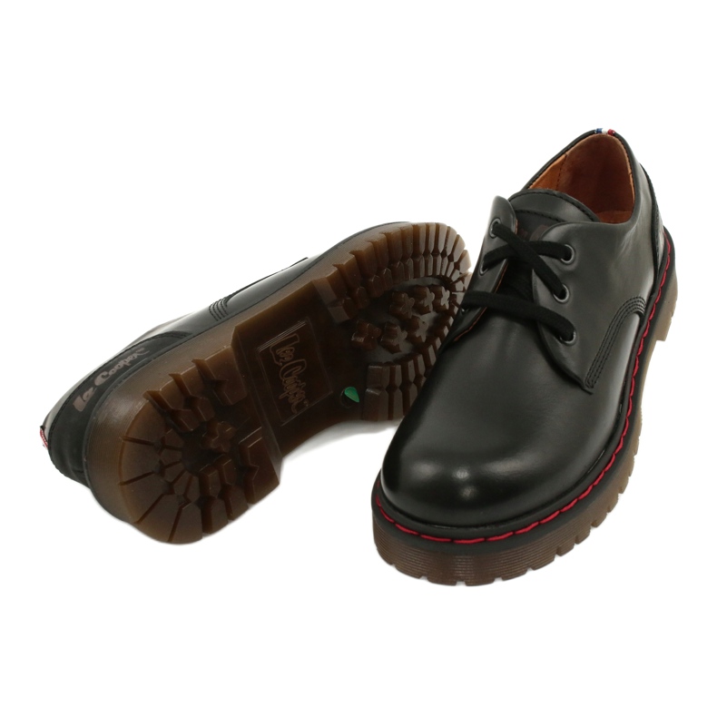 Cizme din piele neagră Lee Cooper LCJPL-20-01-021 negru 3