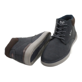 Pantofi bărbați Lee Cooper LCJ-20-29-063B maro albastru marin 3