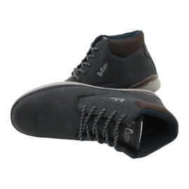 Pantofi bărbați Lee Cooper LCJ-20-29-063B maro albastru marin 4
