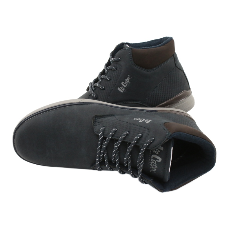 Pantofi bărbați Lee Cooper LCJ-20-29-063B maro albastru marin 4