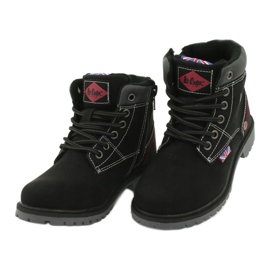 Capcani pentru copii legați pe un fermoar negru Lee Cooper 2