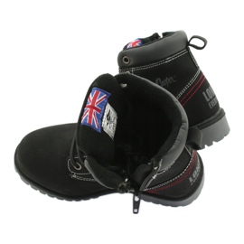 Capcani pentru copii legați pe un fermoar negru Lee Cooper 4