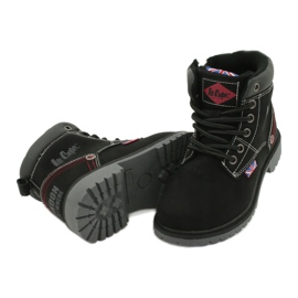 Capcani pentru copii legați pe un fermoar negru Lee Cooper 3