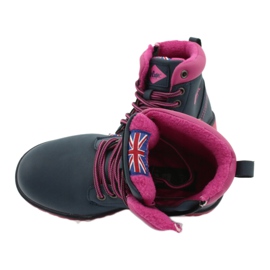 Lee Cooper Capcani pentru copii pe un glisor albastru bleumarin 4