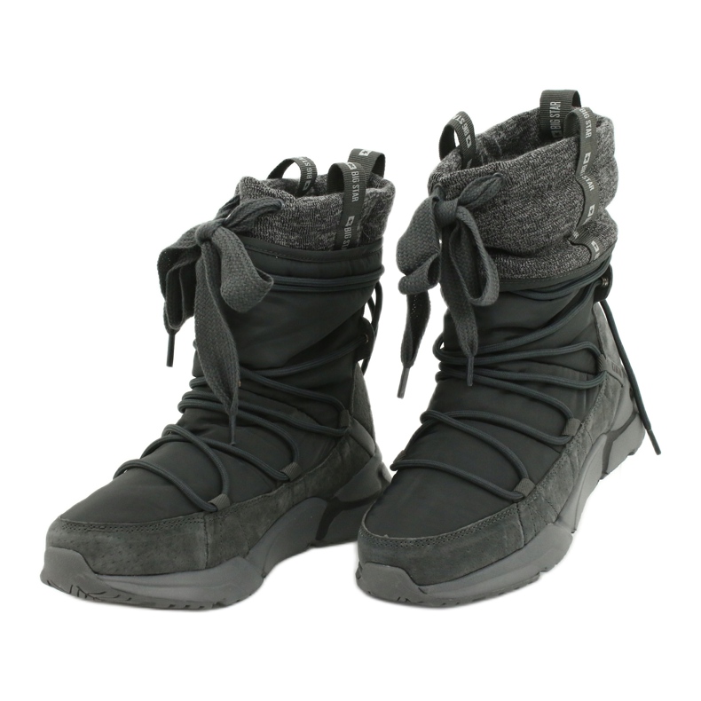 Cizme de zăpadă Big Star Sport pe blană gri 2