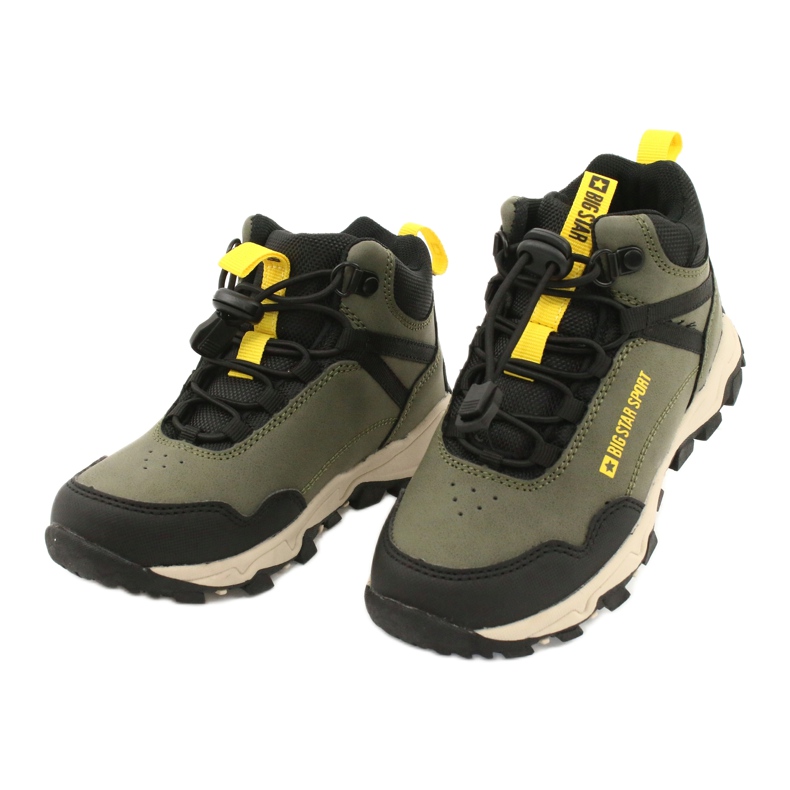 Big Star Pantofi sport pentru copii înalte Green/Kaki GG374047 verde 2