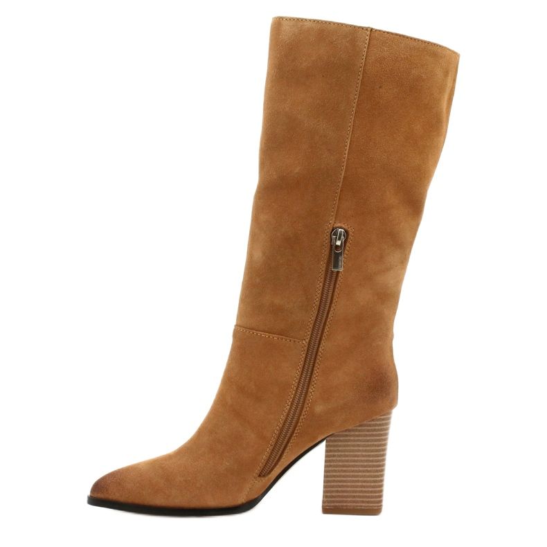 Cizme Cowboy din piele de căprioară Big Star GG274345 Camel maro galben 1 Cizme Cowboy din piele de căprioară Big Star GG274345 Camel maro galben 1