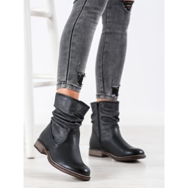 SHELOVET Ghete plate izolate negru 1