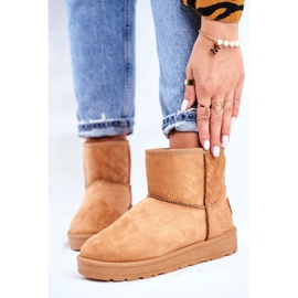 Cizme de zăpadă calde pentru femei, maro, Big Star GG274559 1