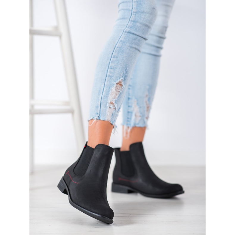 Goodin Cizme de alunecare Chelsea negru 1