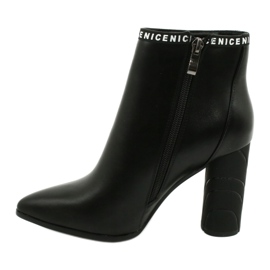 Filippo Cizme de piele ecologică pentru femei negre DBT1547/20 BK negru 1