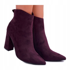Evento Cizme din piele intoarsa din piele intoarsa violet 3