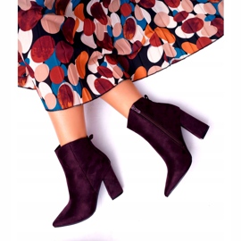 Evento Cizme din piele intoarsa din piele intoarsa violet 2