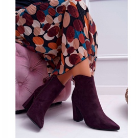 Evento Cizme din piele intoarsa din piele intoarsa violet 1