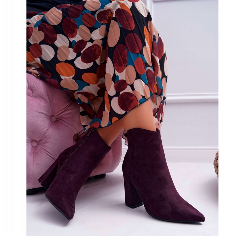 Evento Cizme din piele intoarsa din piele intoarsa violet 1 Evento Cizme din piele intoarsa din piele intoarsa violet 1
