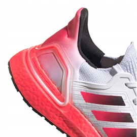 Pantofi de alergare adidas UltraBoost 20 M EG5177 alb roșu 1