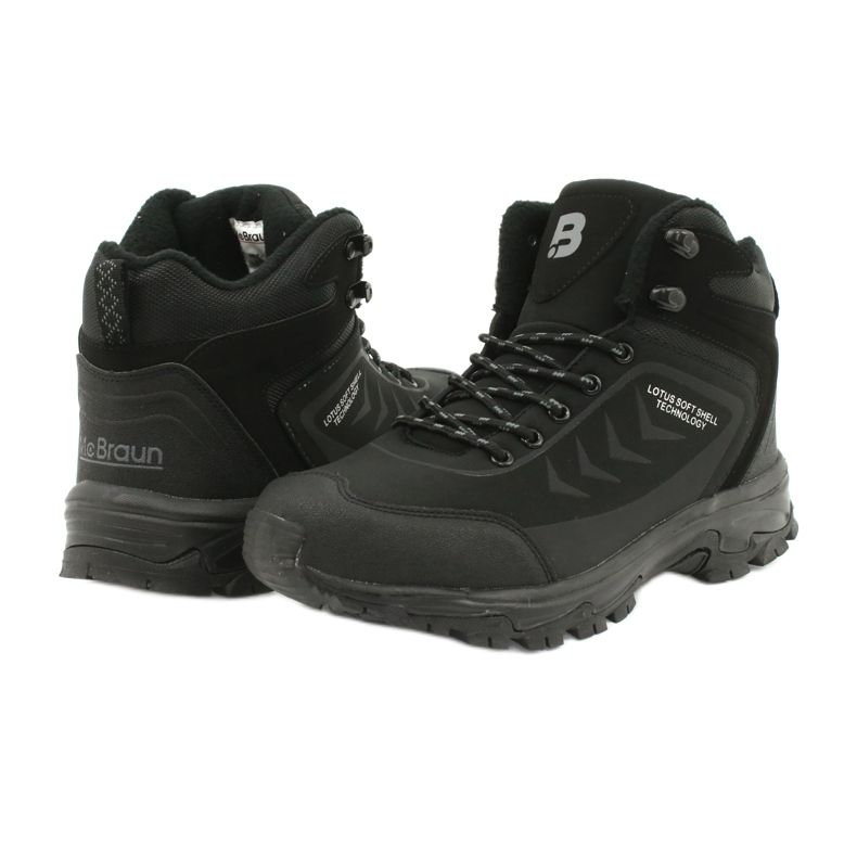 McBraun Trekking sport softshell de înaltă culoare negru 9TR37-1403 4 McBraun Trekking sport softshell de înaltă culoare negru 9TR37-1403 4