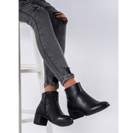 Sergio Leone Cizme negre clasice negru 1