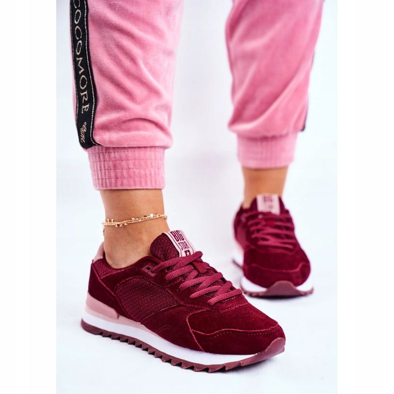 Încălțăminte sport pentru femei Adidași Big Star Burgundy GG274522 roșu 2 Încălțăminte sport pentru femei Adidași Big Star Burgundy GG274522 roșu 2