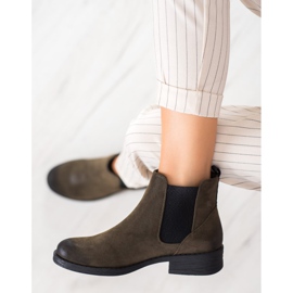 Sergio Leone Cizme Chelsea la modă verde 2