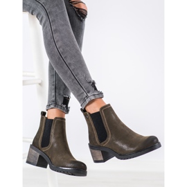 Sergio Leone Ghete Chelsea elegante verde 1