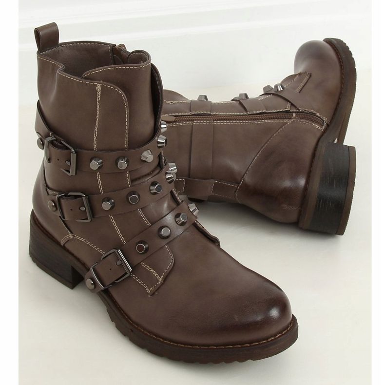 Cizme militare bej închis Z195 Kaki 1 Cizme militare bej închis Z195 Kaki 1