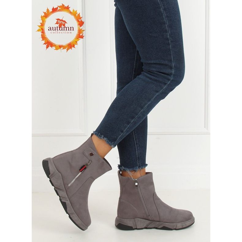 Cizme de sport gri KFS-506 Gri 1