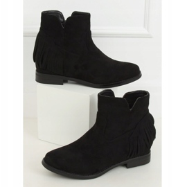 Cizme negre 1515 stil boho negru 1