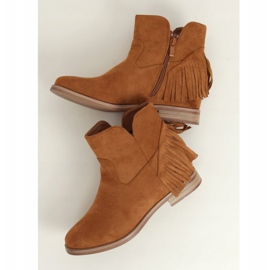 Cizme în stil boho camel 1515 Camel maro 1