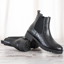 Bella Paris Cizme de alunecare Chelsea negru 1