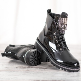 Seastar Muncitori cu cristale negru 1