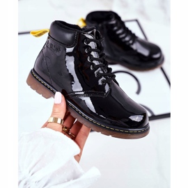 Cizme calde pentru copii Big Star Black GG374075 negru 1