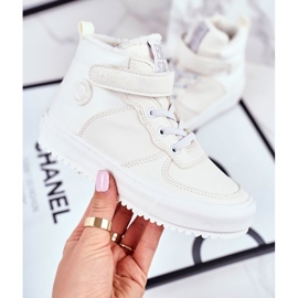 Cizme pentru copii Big Star Warm White GG374041 alb 1