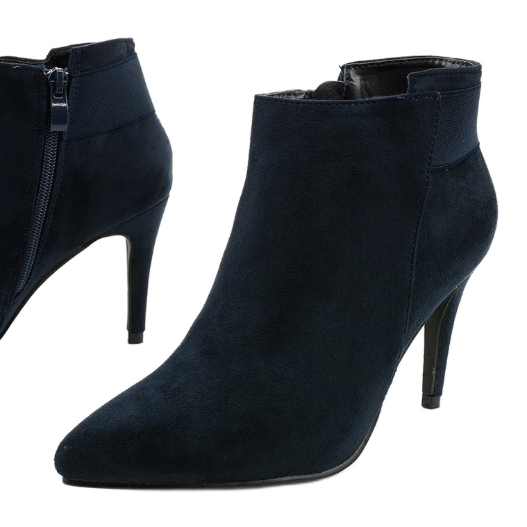 Ghete bleumarin cu elastic Adresea albastru marin 1