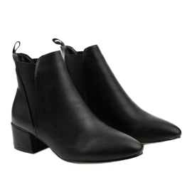 Ghete negre cu elastic Lucency negru 3